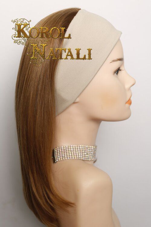 Half wig on a ribbon 0601 (7/0+8/3)