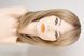 Wig women's 4649 HEVRO 100-200 (Y928) Artificial blonde hair of medium length
