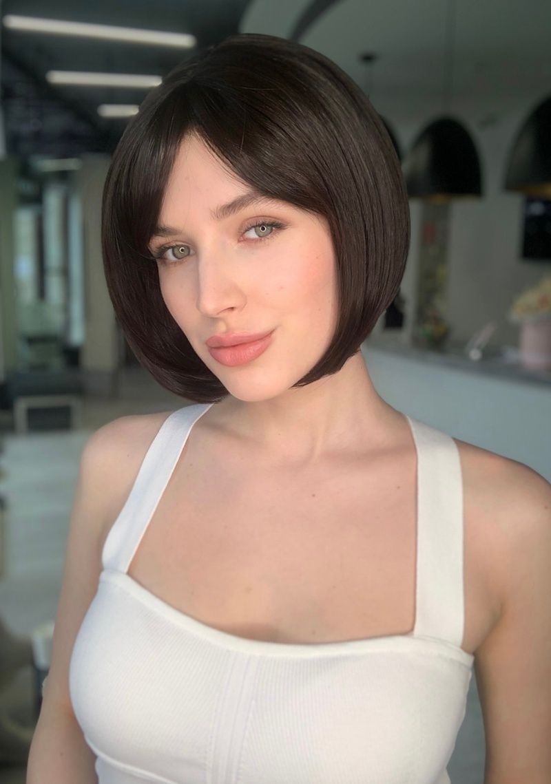 Women's Wig 51349 CXD738 (FA) (4) Artificial dark medium hair
