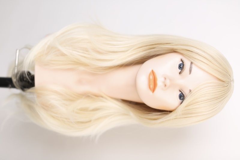 Перука жіноча 52540 CXD881 (24BT613) Artificial blonde long hair - фотографія
