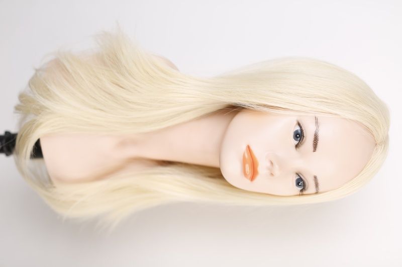 Synthetic women's wig 52365 5071MP (613) Blonde long hair