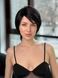 Natural wig women's 31587 VEGA HH (1) Dark hair medium length