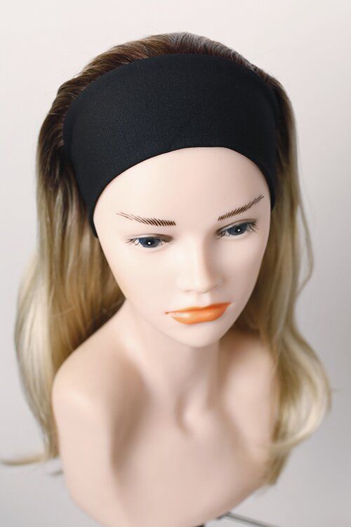 Half wig on a ribbon 7196 MONACA (CHAMPAGNE)
