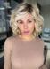 Wig women's 041515 Beach Mono (Pearl Blonde Rooted) Artificial blonde hair of medium length