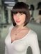 Synthetic women's wig 53058 HTR-8039 (6) Dark hair of medium length