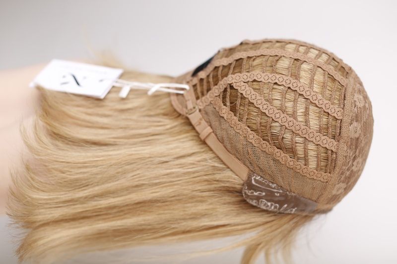 Natural children's wig 031610 BB (RT4-30) Medium length light blond hair