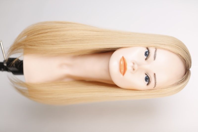 Tupet 7802 (9/3) Naturalne blond długie włosy - фото