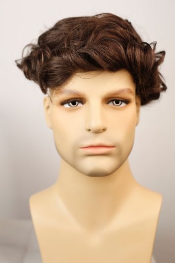 Naturalna tupet 70495 Combi 8*10 (5) Ciemne włosy średniej długości