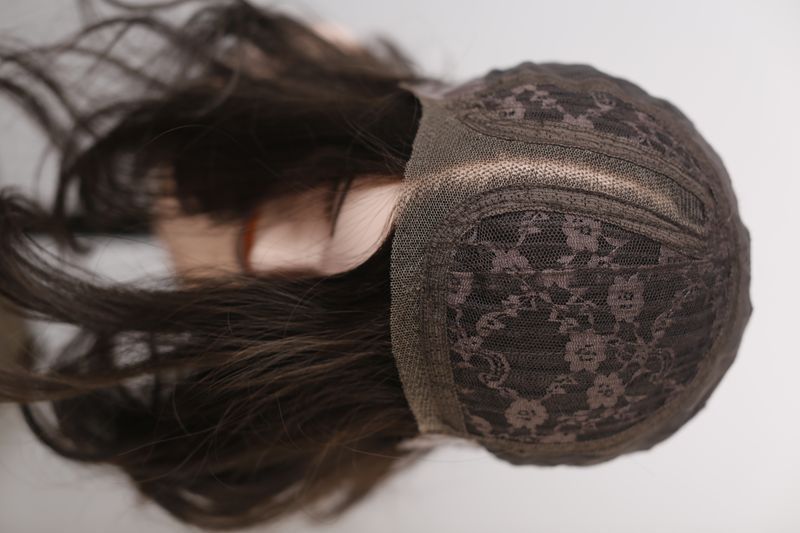 Women's wig 52926 (5B) Medium length artificial russet hair
