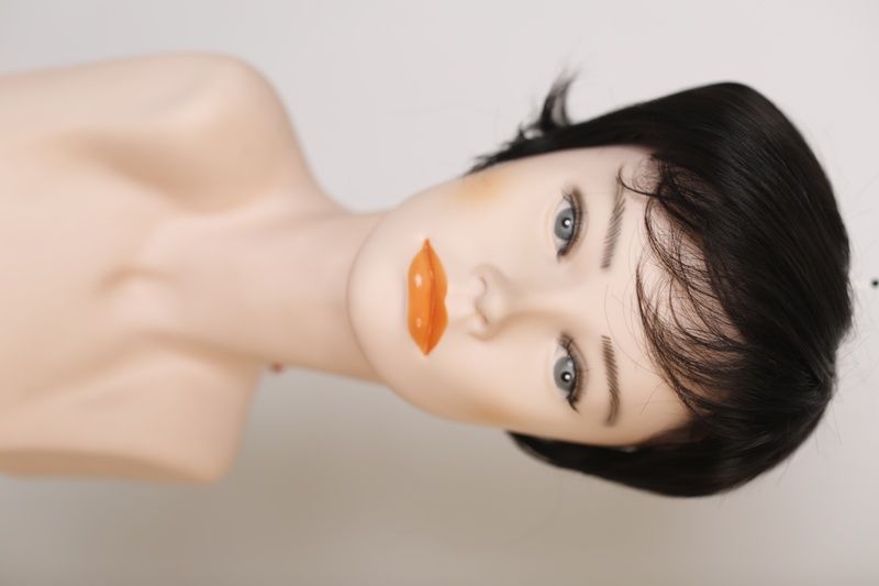 Artificial hair systems 7756 RG-PO582 (2) Dark short hair