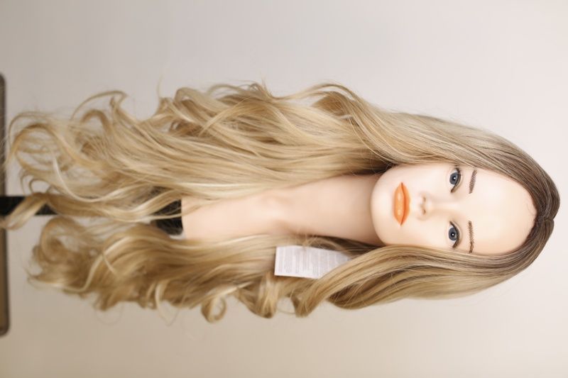 Wig women's 52710 CXD889 (Y56/24H613) Artificial blonde long hair