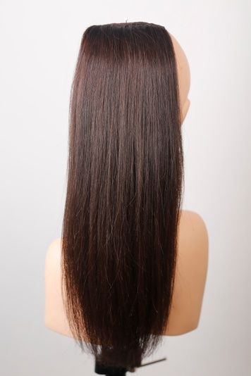 Natural tail on a ribbon 9/549 (6/0) Dark long hair