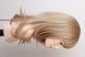 Synthetic wig women's 53162 H5222 (19) Light brown medium-length hair