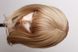 Synthetic wig women's 53162 H5222 (19) Light brown medium-length hair
