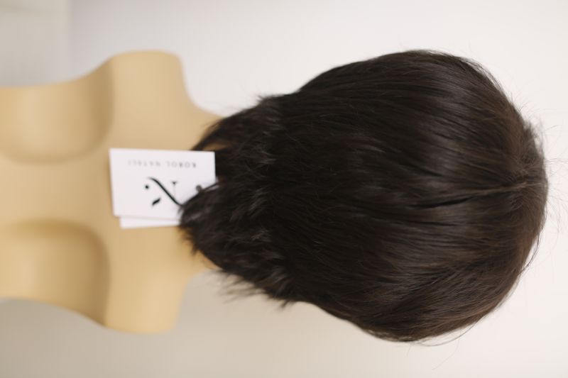 Парик мужской 041505 Barbers Cut Lace (M5s) Искусственные темные короткие волосы