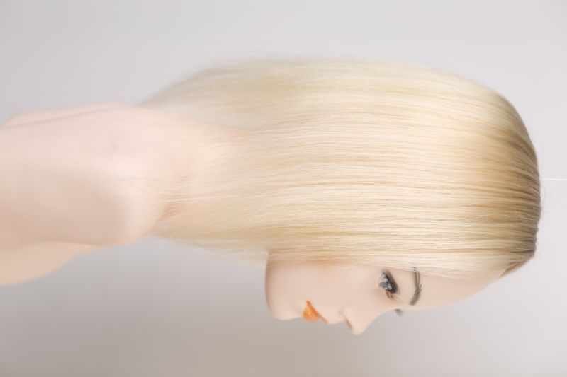 Naturalna tupet 70558 Topper M 7*11 (R17/1001)  Blond włosy średniej długości - фото