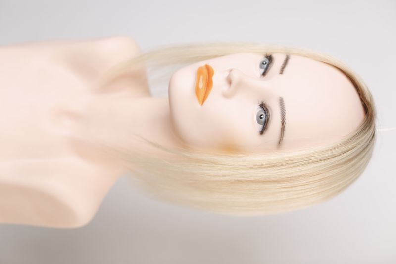 Naturalna tupet 70558 Topper M 7*11 (R17/1001)  Blond włosy średniej długości - фото