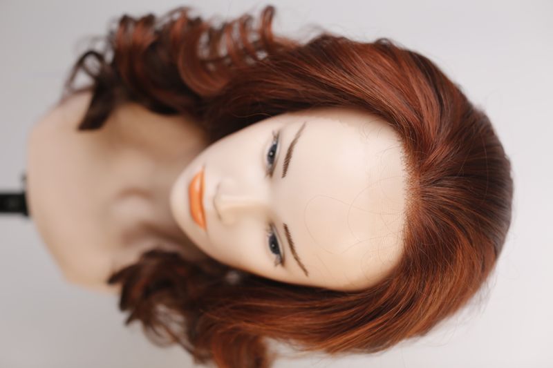 Парик 041235 #1101 LACE FRONT CASUAL CURL LONG (COPPER RED & MEDIUM AUBURN) - фото