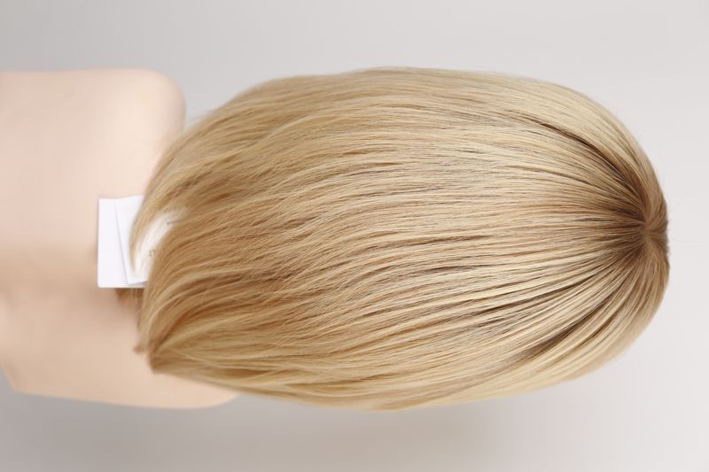 Naturalna peruka damska 31434 Wigs-8T-12/22 (8T-12/22) blond włosy średniej długości - фото