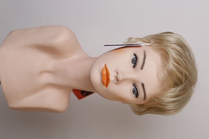 Sztuczna tupet damska 7718 RG-PO582 (15BT613) Kr&oacute;tkie włosy blond - фото