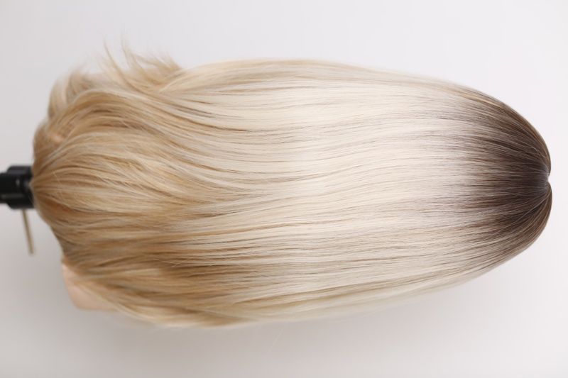 Synthetic wig women's 53240 242-1 (242-1) Blonde short hair