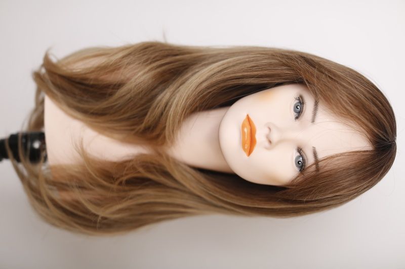 Synthetic wig women's 53235 259-5 (259-5) Light brown long hair