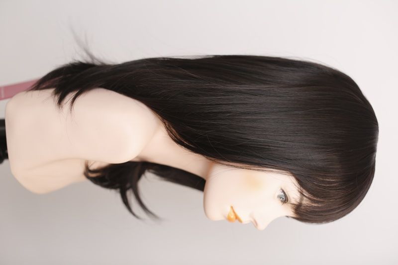 Synthetic women's wig 53053 H5222 (4) Dark hair of medium length