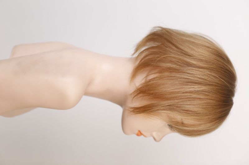 Natural hair systems Queen 7/433 (9) Slavic light brown short hair