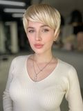 Hair systems 7788 RG-PO582 (24BT613) Artificial blonde short hair
