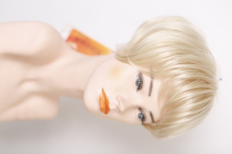 Sztuczna tupet 7788 RG-PO582 (24BT613) Kr&oacute;tkie włosy blond - фото